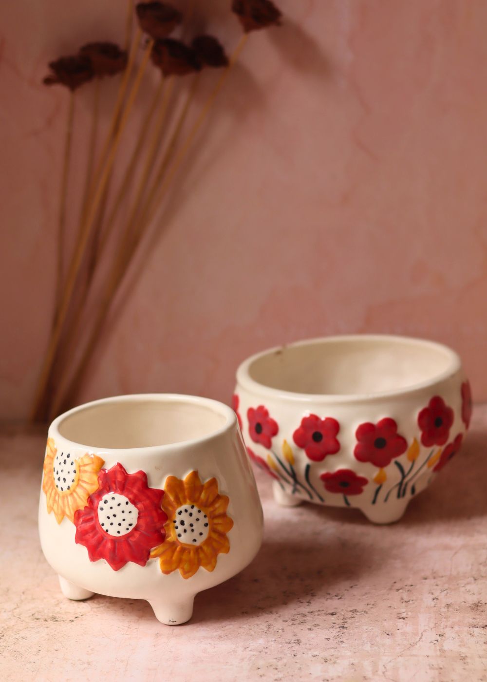 Poppy Fields & Flower Bliss Planter with premium quality material