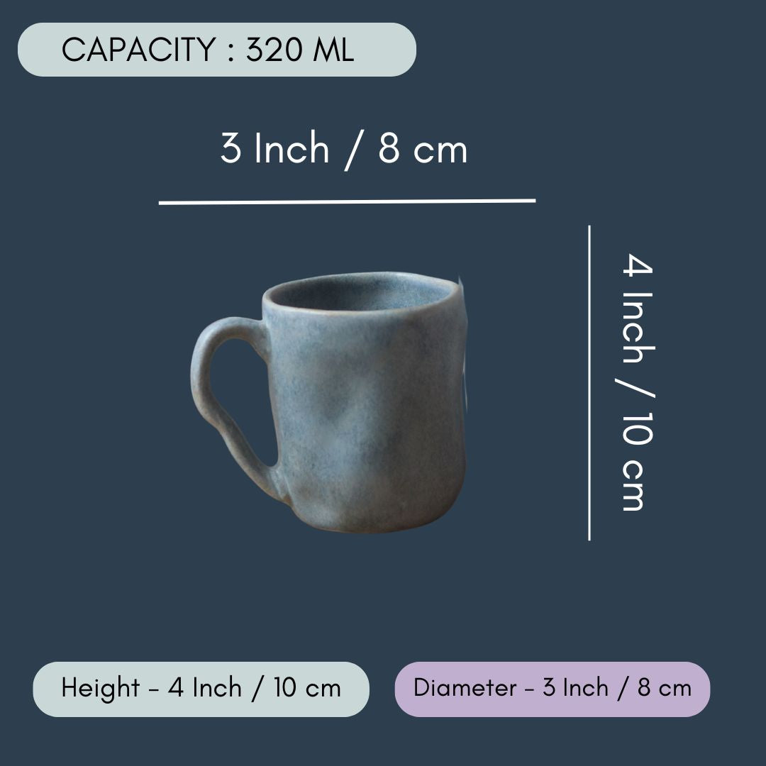 Earthy Wavy Mug - Set of 6
