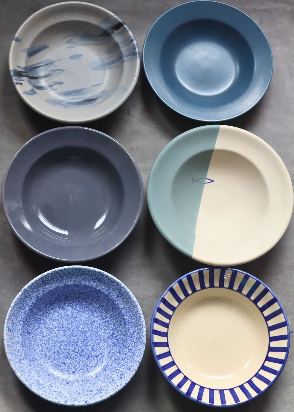 Set of 6 Best Selling Pasta Plates (for the price of 5) with premium quality material