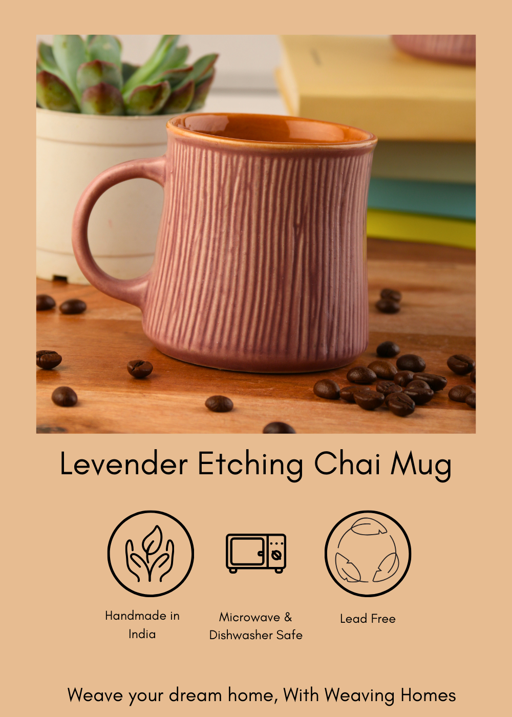 Lavender itching tea cup 