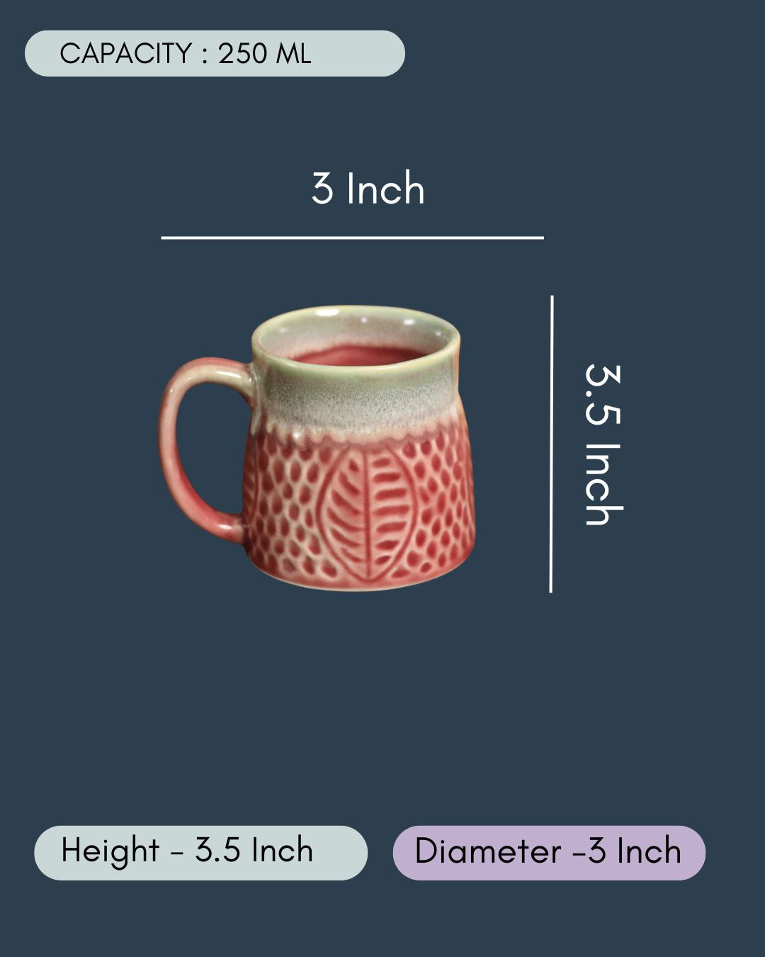Red Leaf Coffee Mug
