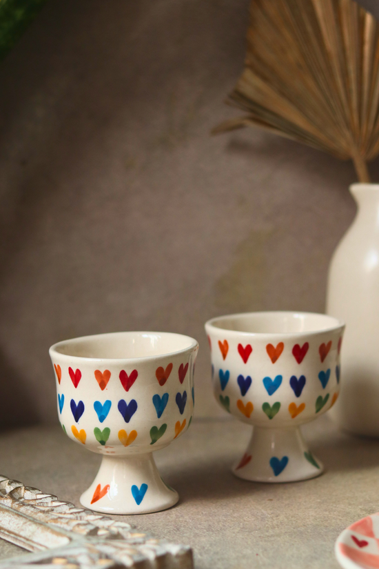 Ceramic goblets