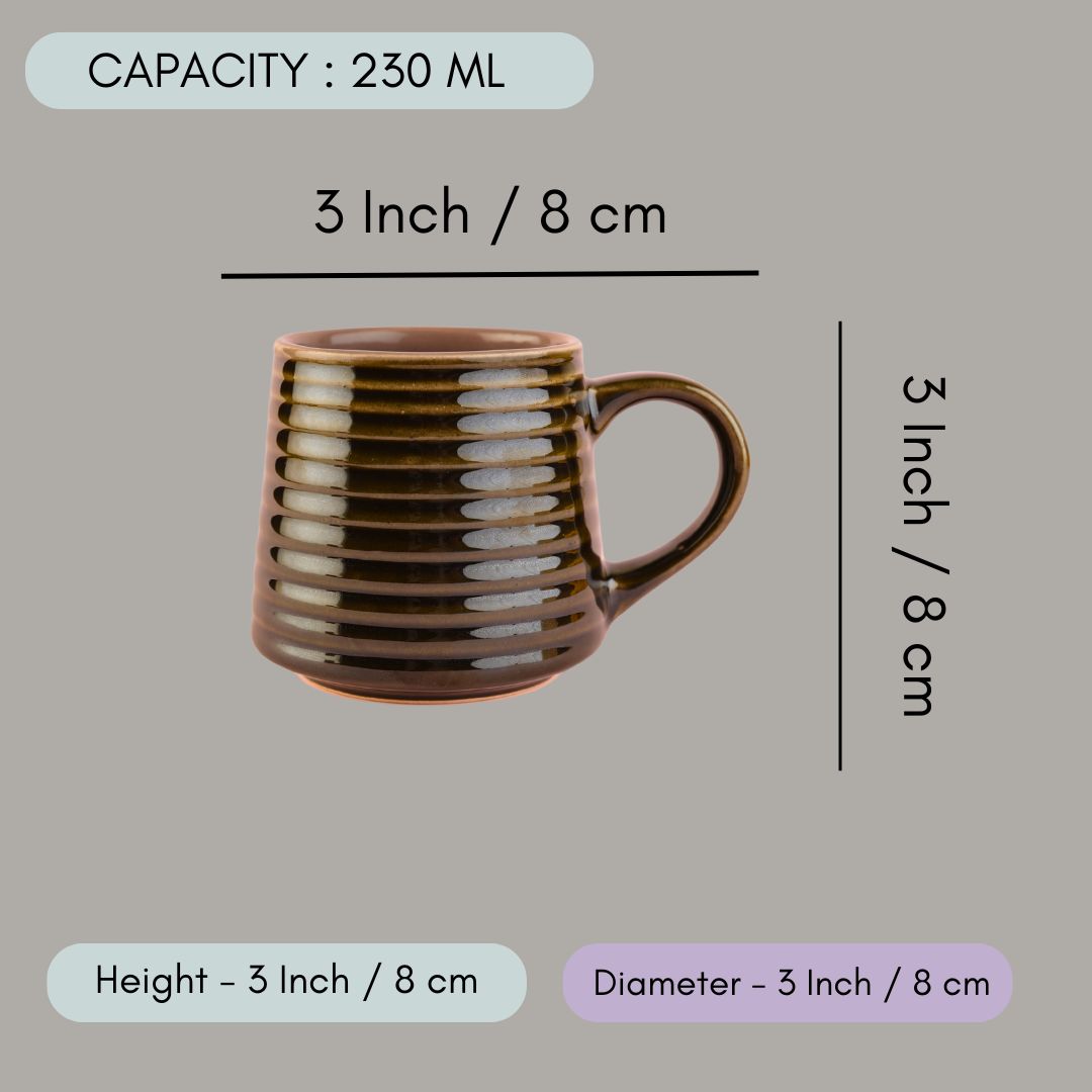 Glossy Black Coffee Mug