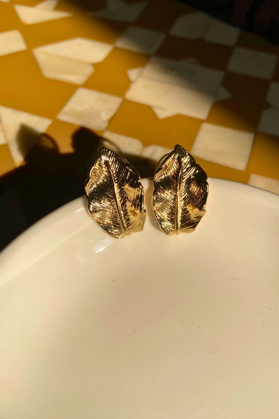 Waterproof Leafy Affair Studs