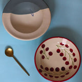 Cherry Tomato & Coastal catch Pasta Plate made by ceramic