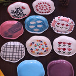 handmade Set of 10 Hotselling Dessert plates (for the price of 7)