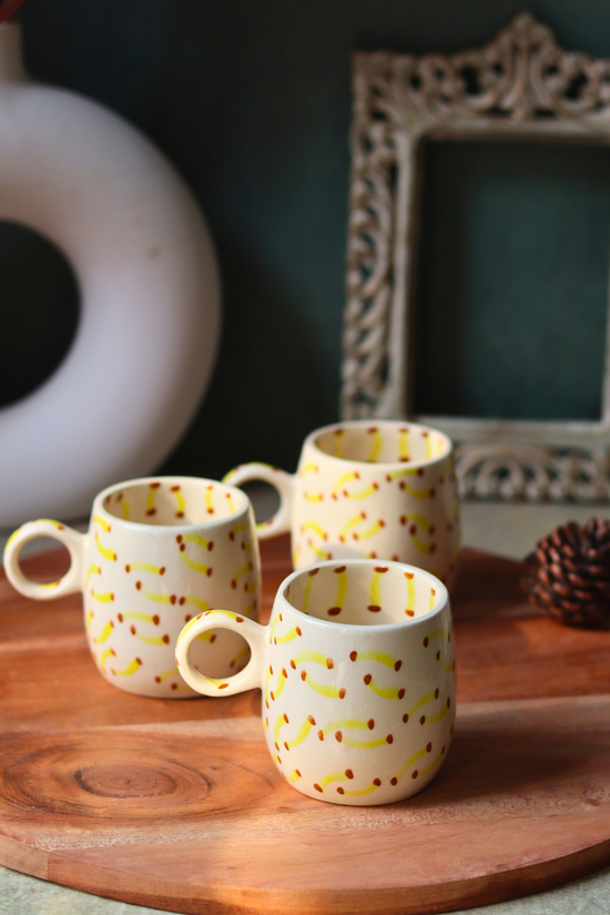 Ceramic coffee mugs