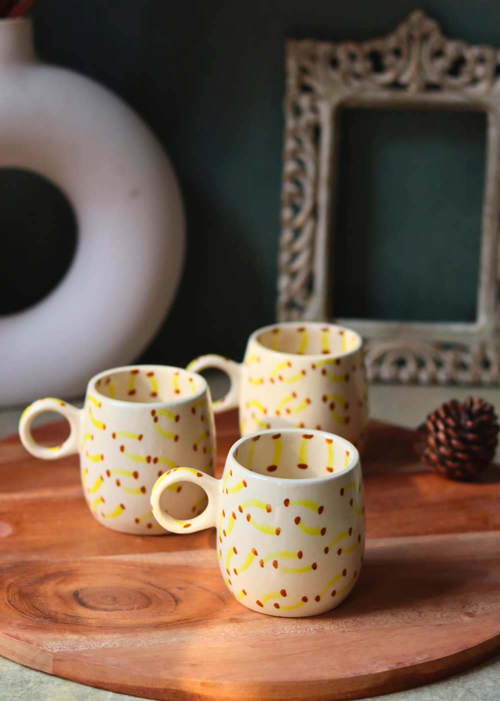 Ceramic coffee mugs