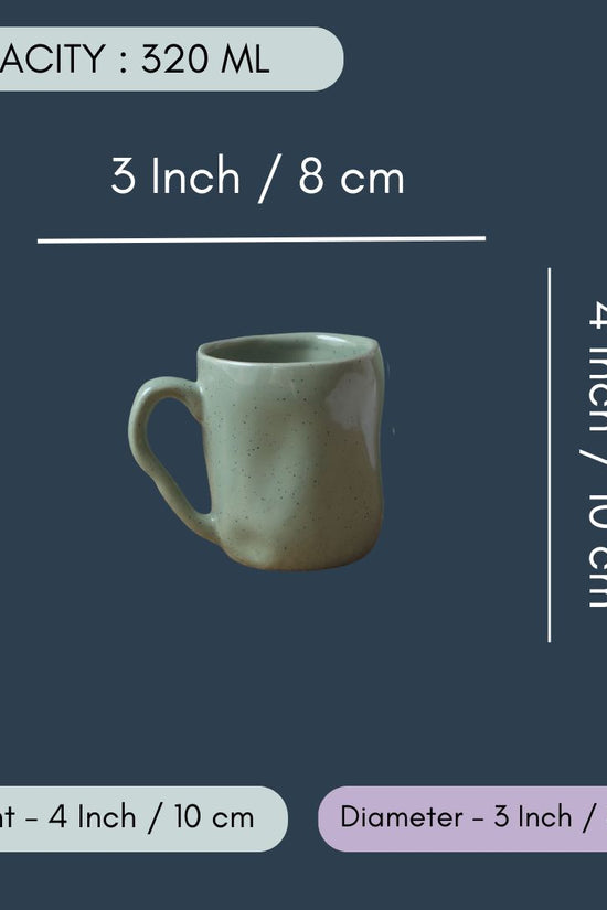 Sage Green Wavy Mug