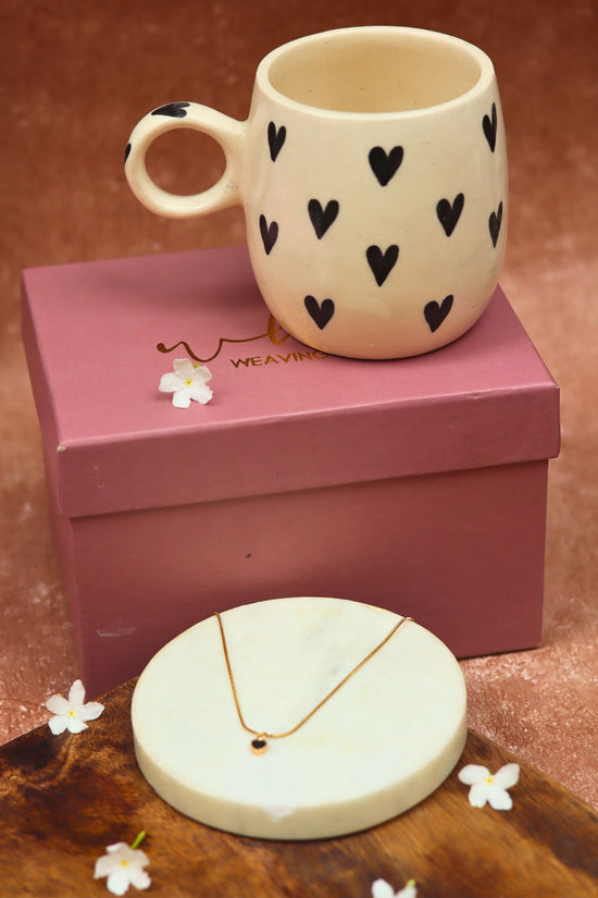Black Heart Karva Chauth hamper handmade in India