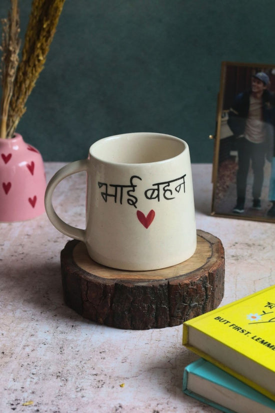 Handmade Bhai Bahan Coffee Mug