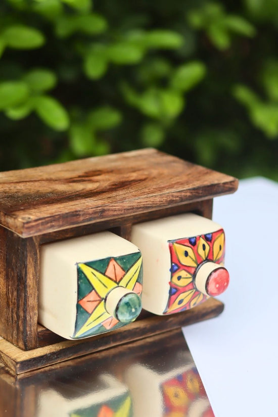 Wooden Decor Drawer – Bohemian Bloom