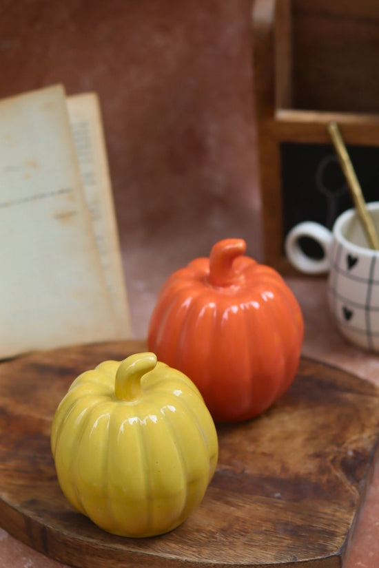 Yellow & Orange Pumpkin handmade in India