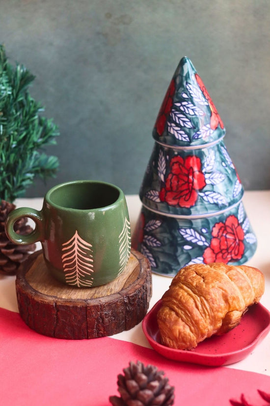 Set of 3 - Holly Jolly Combo made by ceramic