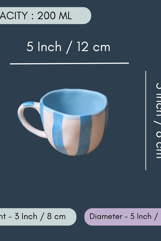 Sky Blue Cappuccino Mug