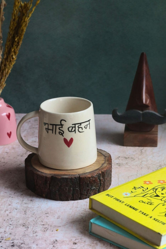 Bhai Bahan Coffee Mug made by ceramic