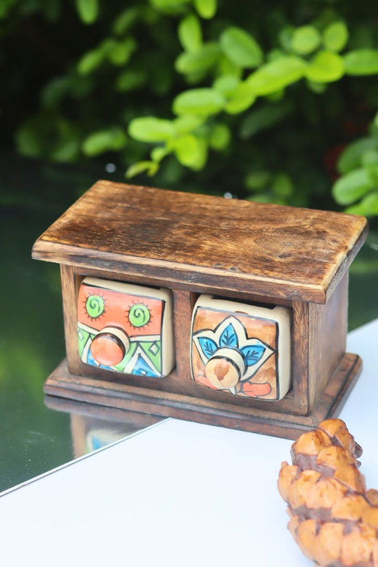Wooden Decor Drawer – Handcrafted Glow made by wooden