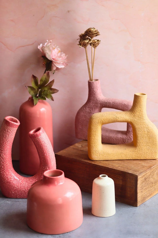 Pinteresty Table Vases (Pay for 5, Get 6) handmade in India