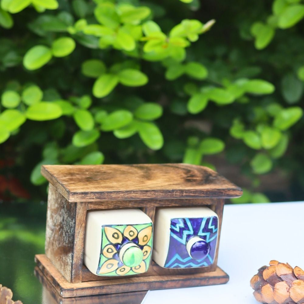 handmade Wooden Decor Drawer – Eclectic Fusion