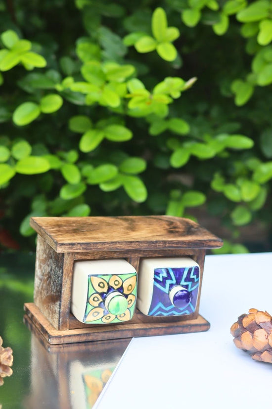 handmade Wooden Decor Drawer – Eclectic Fusion