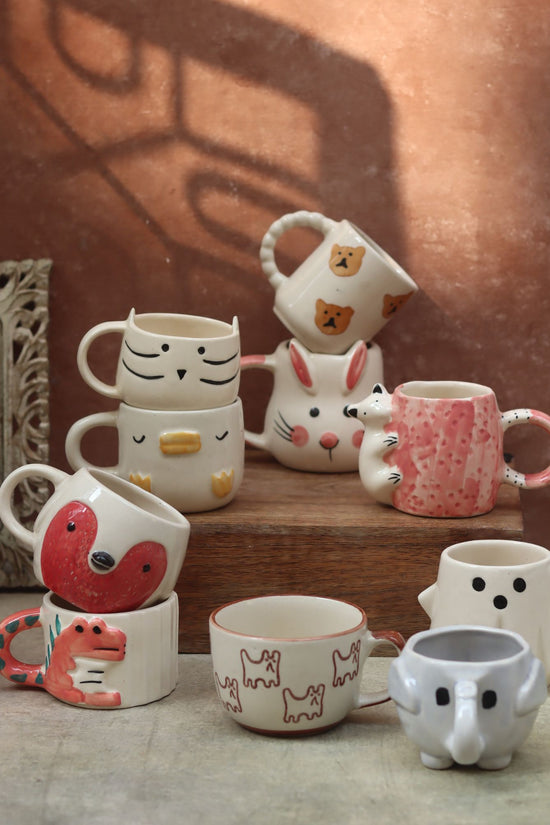 Set of 10 Animal Kingdom Mugs Combo (for the price of 7)