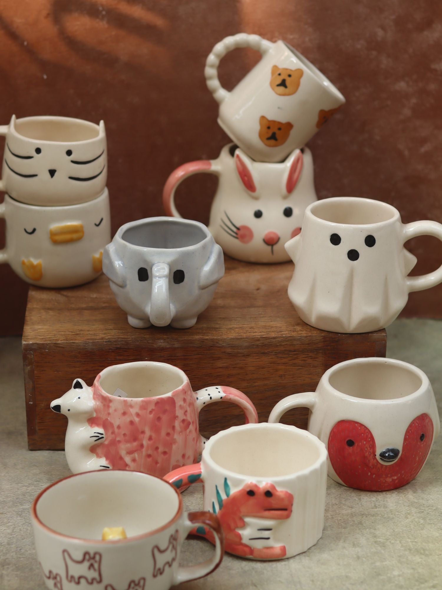 Set of 10 Animal Kingdom Mugs Combo (for the price of 7)