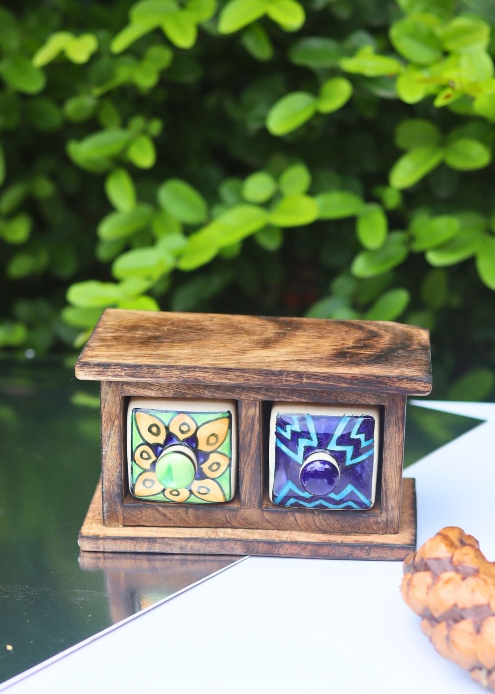 Wooden Decor Drawer – Eclectic Fusion handmade in India