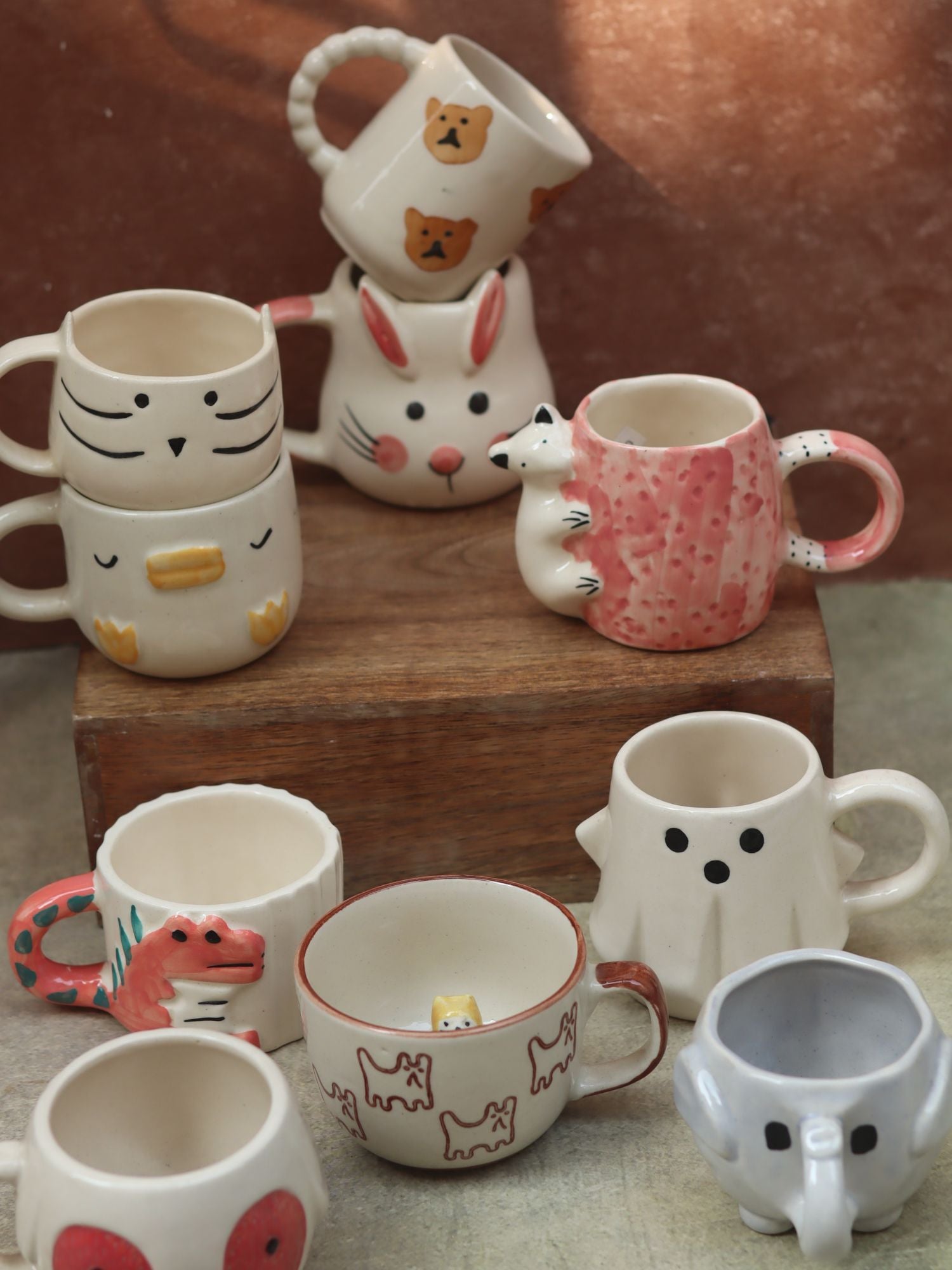 Set of 10 Animal Kingdom Mugs Combo (for the price of 7)