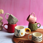 Set of 6 Artisan Mug Mates Combo (for the price of 5) made by ceramic