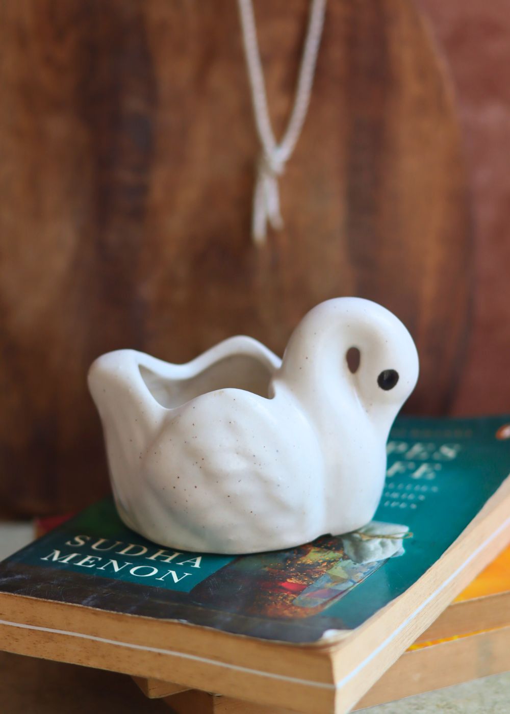 Swan Planter handmade in India