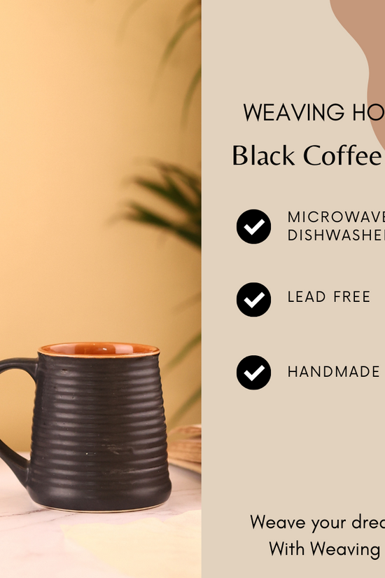 Handmade ceramic coffee mug specification