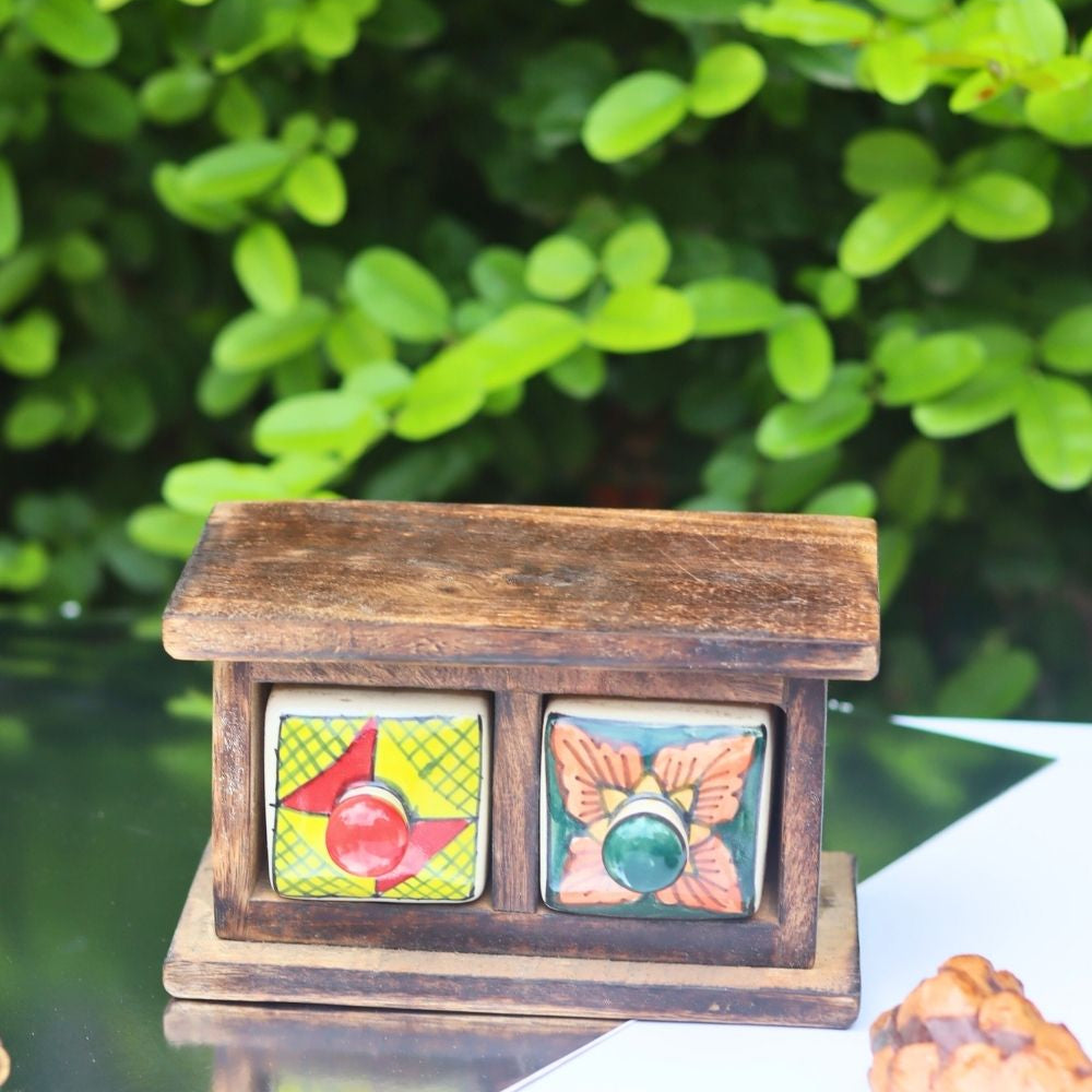 Wooden Decor Drawer – Artistic Glow made by wooden