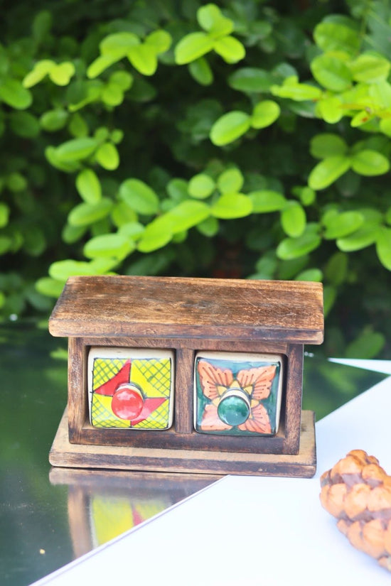 Wooden Decor Drawer – Artistic Glow made by wooden