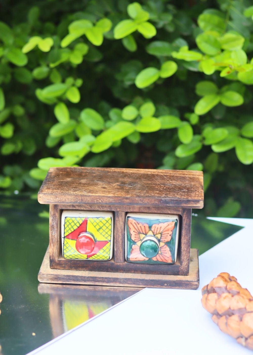 Wooden Decor Drawer – Artistic Glow made by wooden