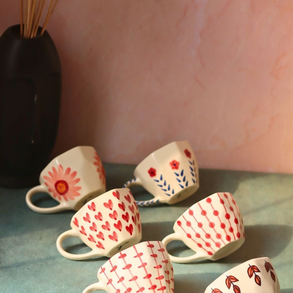 Set of 6 Bestseller Mugs (for the price of 5) made by ceramic