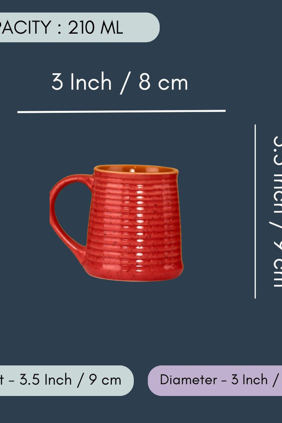 Glossy Red Xmas Mug