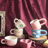 Set of 6 most aesthetic mugs (for the price of 5) with premium quality material