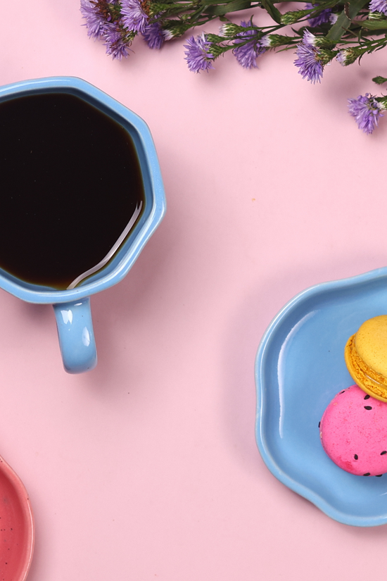 handmade mug & dessert plate set