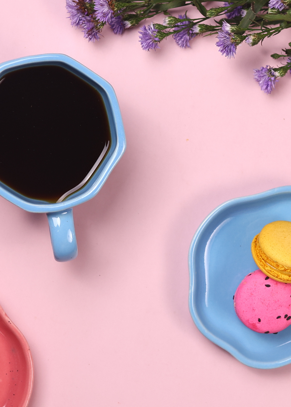handmade mug & dessert plate set