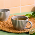 Ceramic coffee mug with tea 