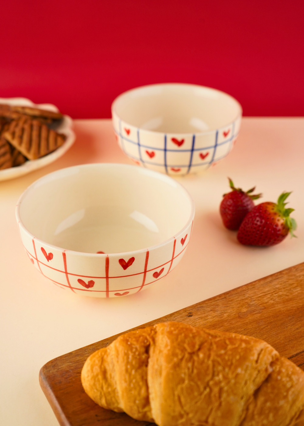 his & her heart bowl handmade in india 