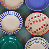 handpainted & neutral pasta plate for your delicious pasta