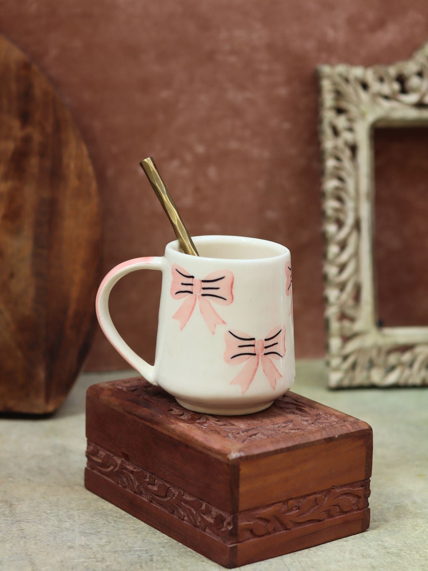 Bow Mug - Pink with premium quality material