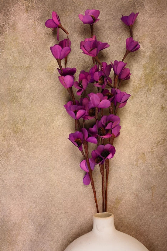 handmade purple mangolian flower  bunch