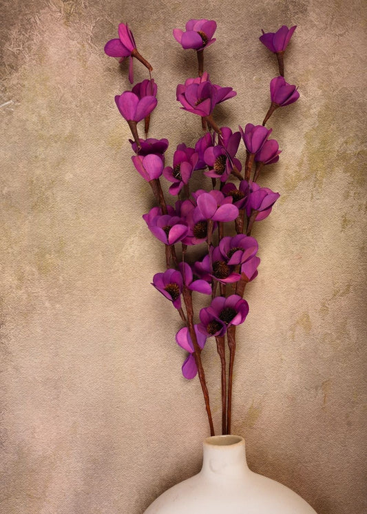 handmade purple mangolian flower  bunch