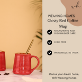 Glossy Red Coffee Mug