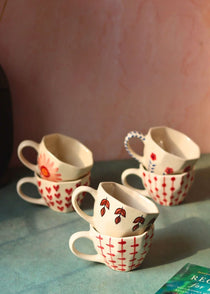 Handmade Set of 6 Bestseller Mugs (for the price of 5)