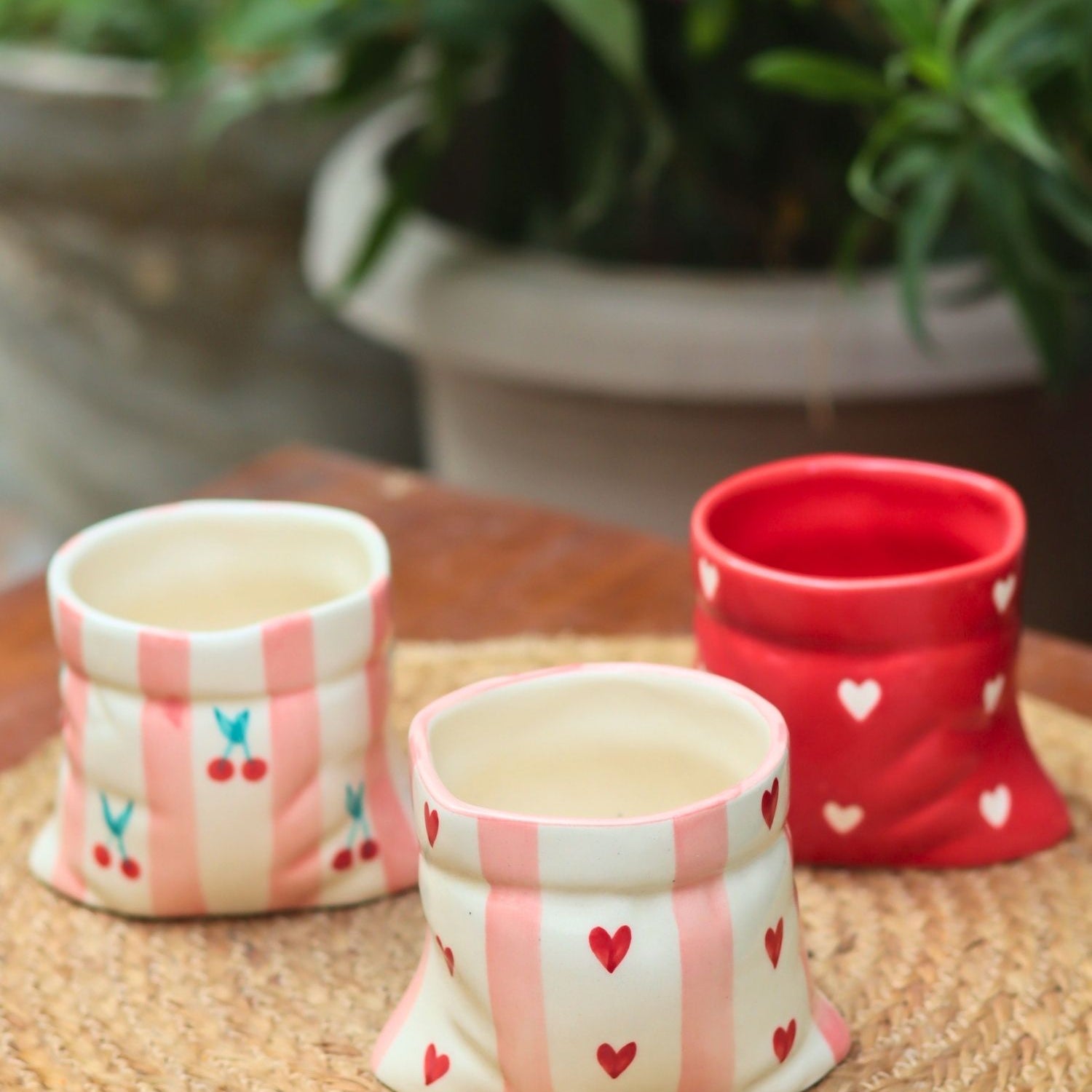 Set of 3 - The Pouch Mugs combo with premium quality material