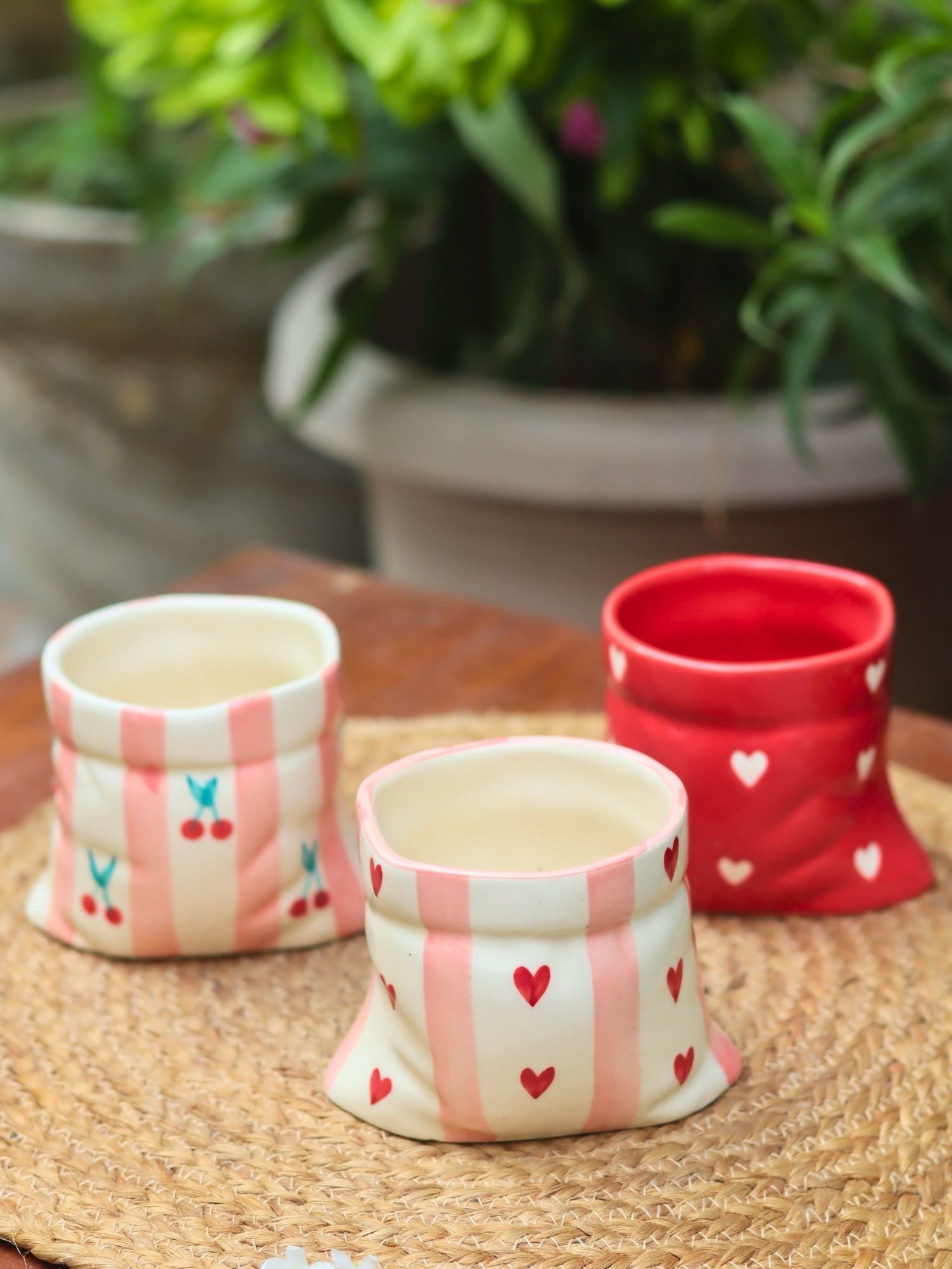 Set of 3 - The Pouch Mugs combo with premium quality material