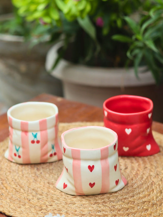 Set of 3 - The Pouch Mugs combo with premium quality material